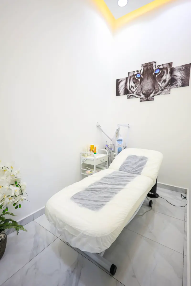 Private treatment room at Tiger Gents Salon